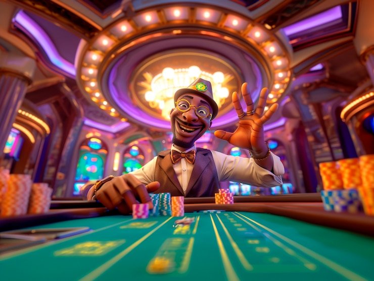 Tampilan permainan Fortune Tiger dengan simbol harimau emas di platform hiu4d